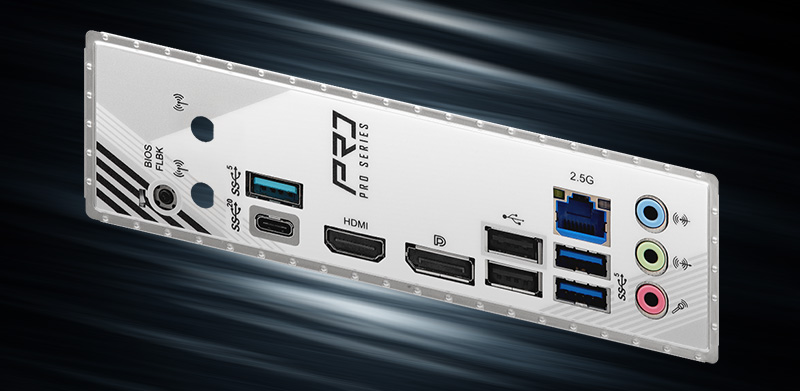 Flexibel integrierbare I/O-Blende